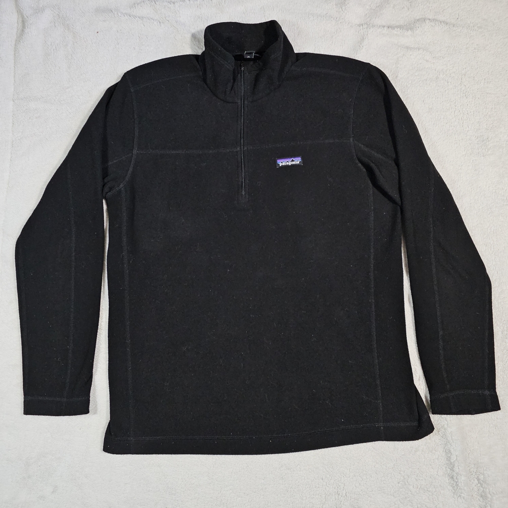 Black Quarter-Zip Pullover